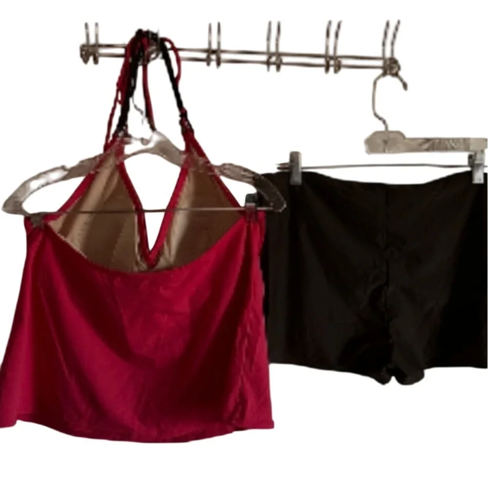 Mossimo & Merona Pink‎ and Brown Tankini SKUW035